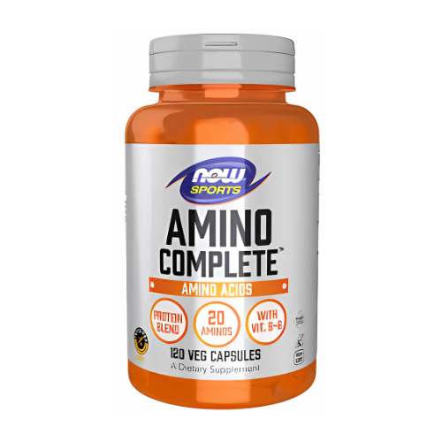 NOW Sports Nutrition, Amino CompleteTM with Vitamin B-6, 120 Count
